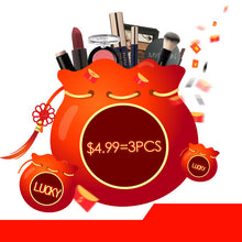 Load image into Gallery viewer, $2.99 Lucky bag makeup set including 3 pcs products for Top quality eyeshadow ,face,lips ladies makeup gift sets