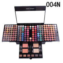Load image into Gallery viewer, Eyeshadow Palette Case Makeup Set of 180 colors Shimmer Matte Eye Shadow Cosmetics Box Blush Powder 6 color Bronzer Make up Kit